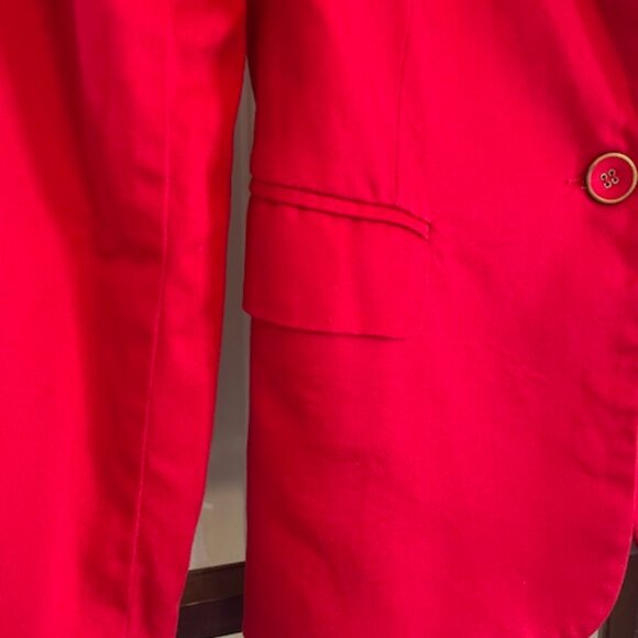 Arden B. Vintage Red Blazer, Size Medium - Picture 4 of 6